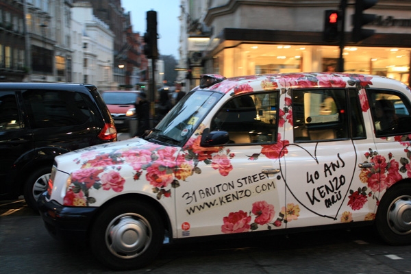 taxi Londres Kenzo