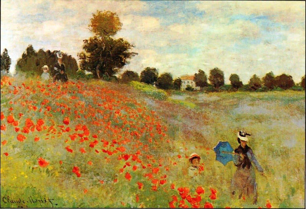 Les Coquelicots Claude Monet, 1873