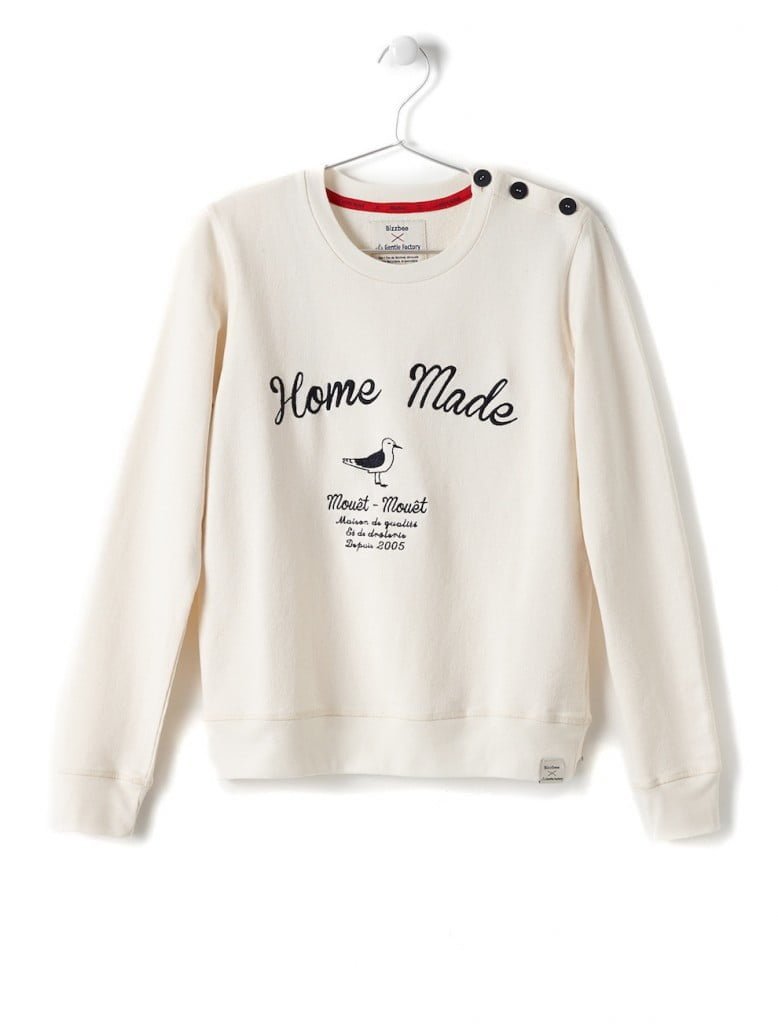 sweat blanc femme