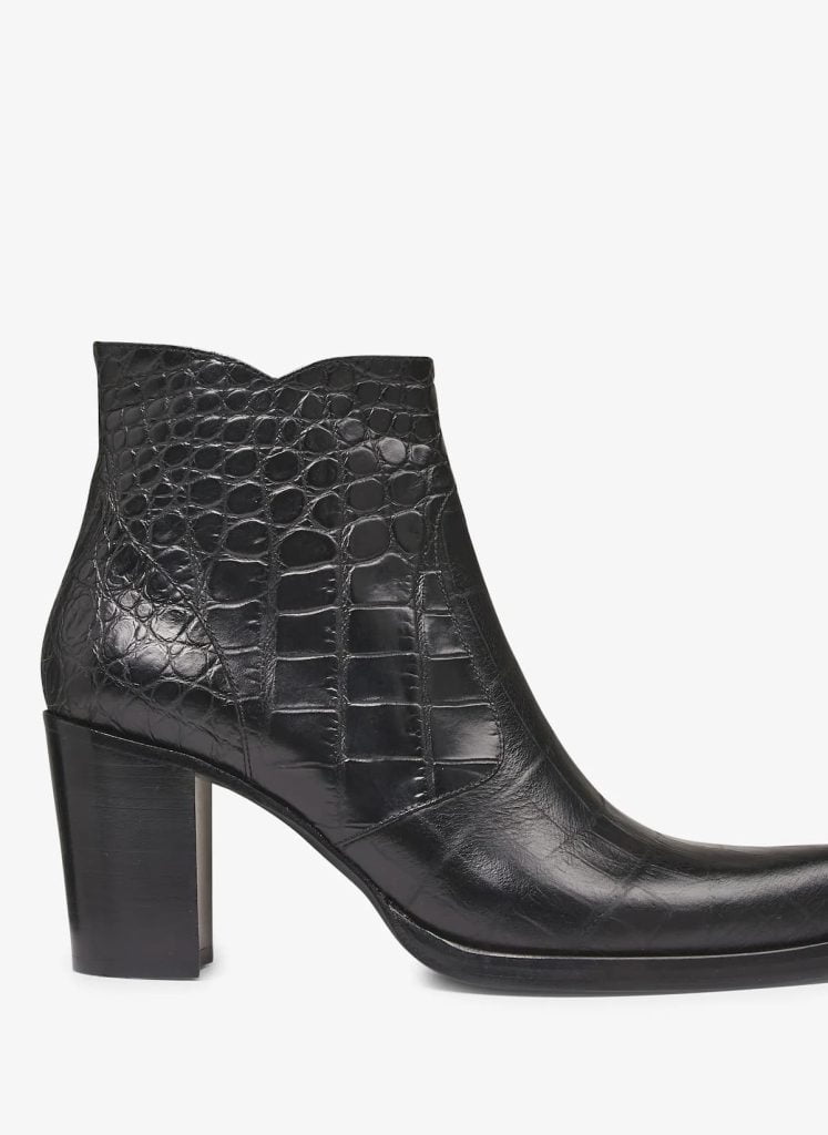 bottines paddy croco freelance made in france