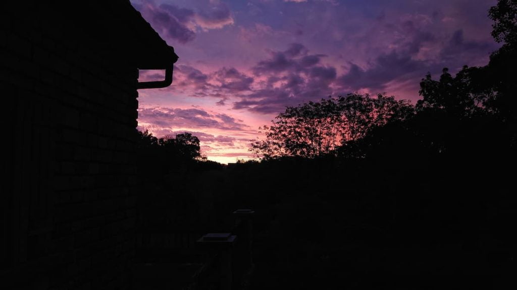 lever soleil ciel orage